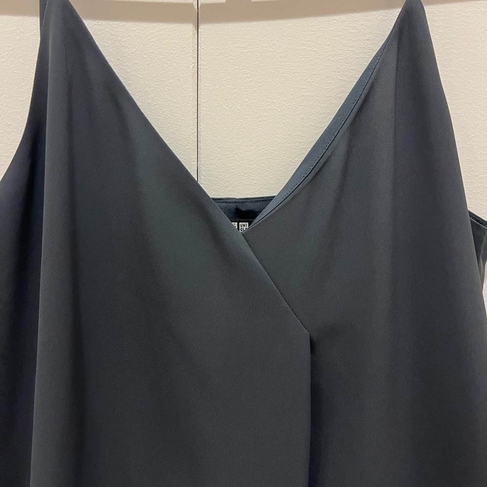 Uniqlo Midnight Blue Midi Dress gently worn - Picture 5 of 14